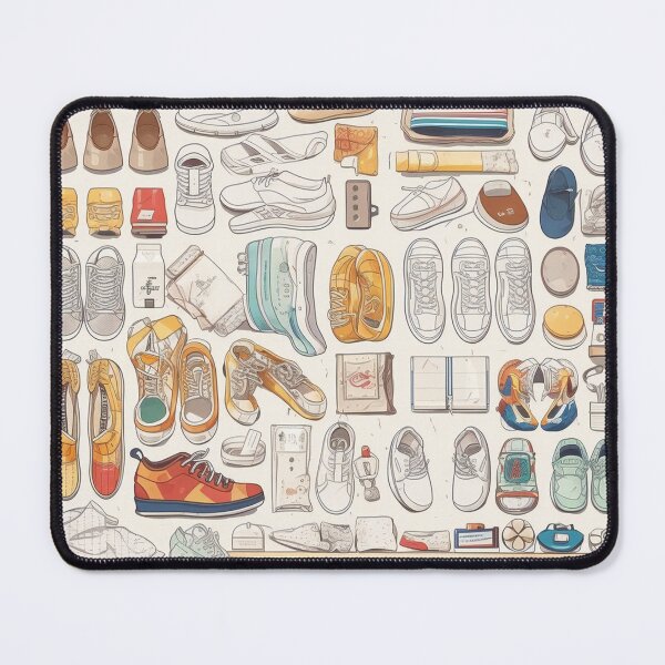 Item preview, Tennis Shoes Collection Knolling | Illustration | 8K | designed and sold by Hazmat-AI7.
