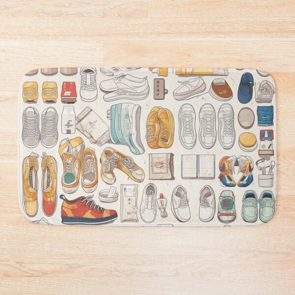 Item preview, Tennis Shoes Collection Knolling | Illustration | 8K | designed and sold by Hazmat-AI7.