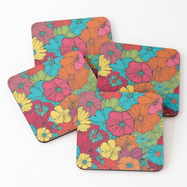 Item preview, Andy Warhol style flowers designed and sold by Pixel  Playground.