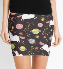 Space unicorns Mini Skirt