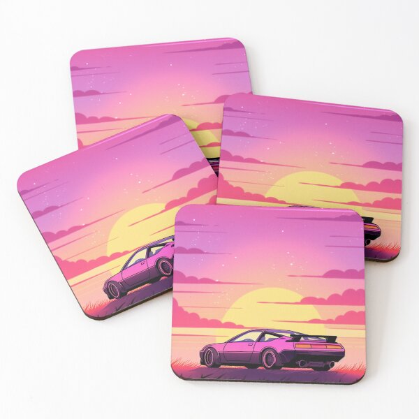 Item preview, Sunset Car - 80s Cyberpunk  designed and sold by RESToRAPTOR.