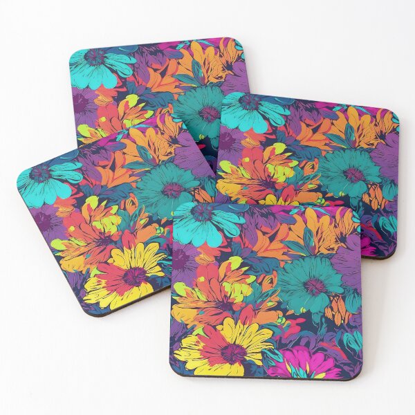 Item preview, Andy Warhol style flowers designed and sold by Pixel  Playground.