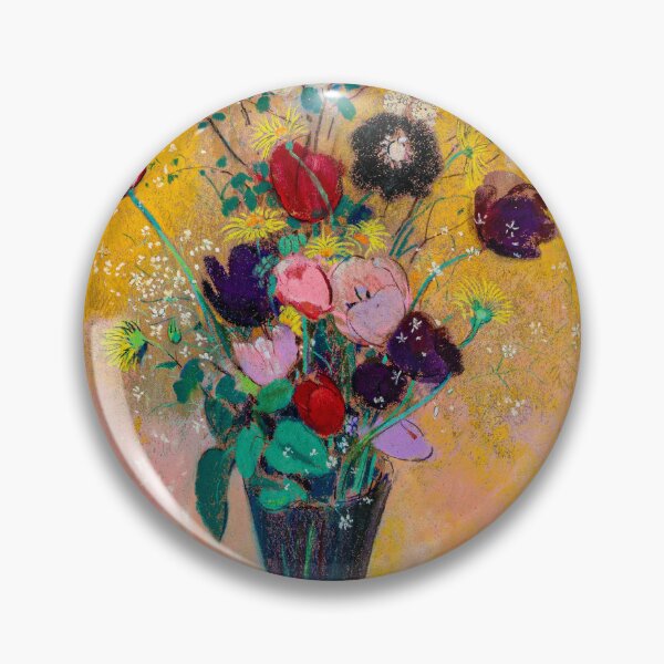Item preview, Vase of Flowers (1916) by Odilon Redon designed and sold by BossyCatHome.