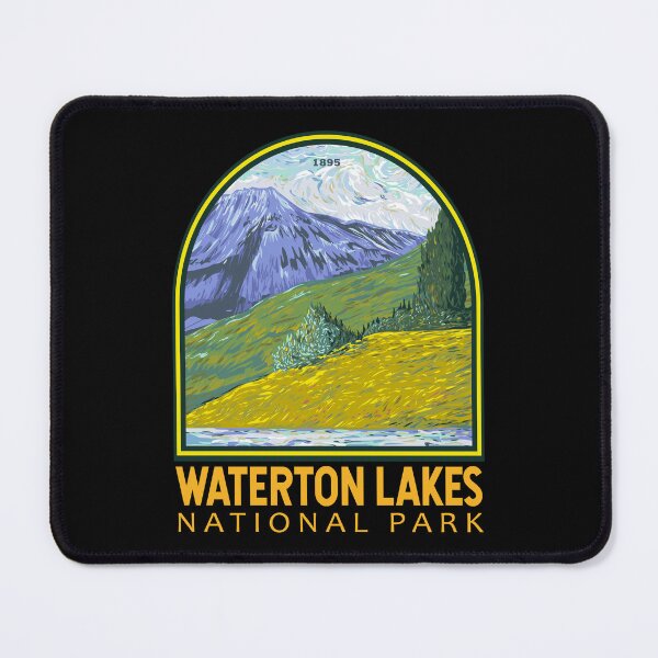 Item preview, Waterton Lakes National Park Canada Vintage Emblem designed and sold by KrisSidDesigns.