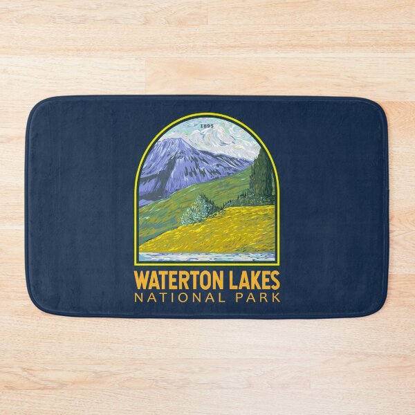 Item preview, Waterton Lakes National Park Canada Vintage Emblem designed and sold by KrisSidDesigns.