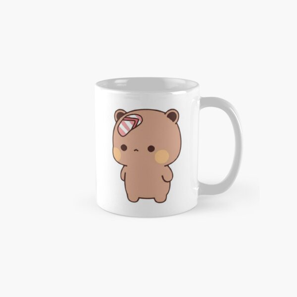 6 pcs Cute Mugs Double Wall Glass Coffee Glass Cup Kawaii Bear Tea Milk Cup  Funny Mug Animal Mug Aesthetic Cup for Office and Personal Birthday Gift 