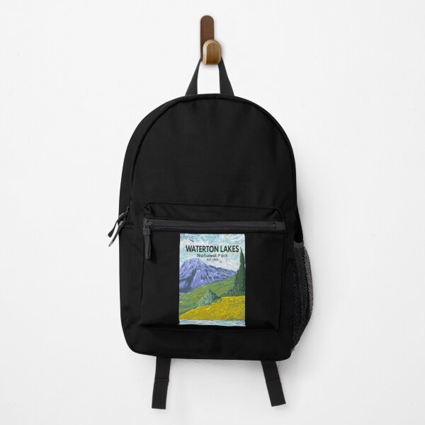Item preview, Waterton Lakes National Park Canada Travel Art Vintage designed and sold by KrisSidDesigns.