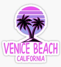 Venice Beach California Vintage Retro Beach Sticker