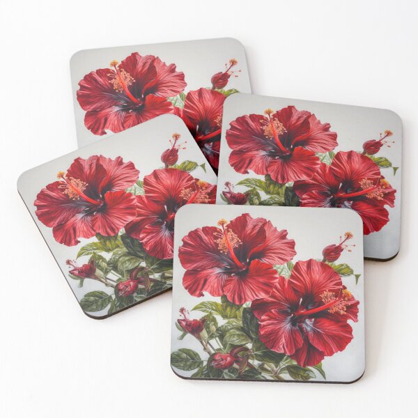 Item preview, Red Hibiscus  designed and sold by Vanover Designs.