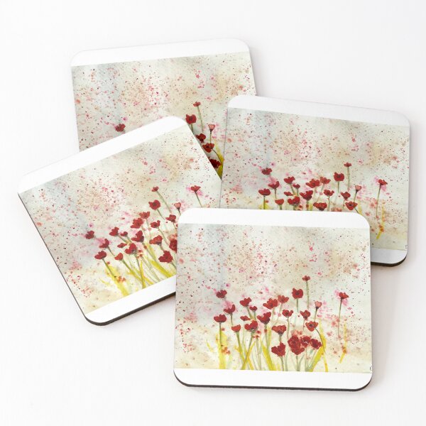 Item preview, Flowers floating  designed and sold by watercolorsLiz.