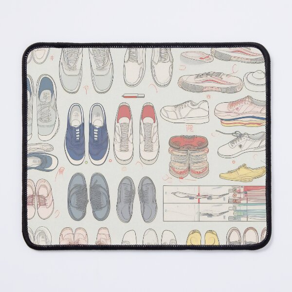 Item preview, Tennis Shoes Collection Knolling | Illustration | 8K | designed and sold by Hazmat-AI7.