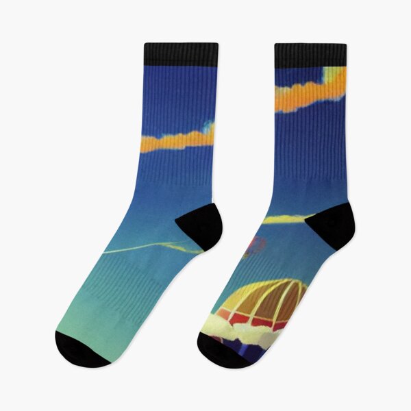 Item preview, The Majesty of the Sky: Hot Air Balloon Flying at Sunrise designed and sold by MagnifiqueMind.