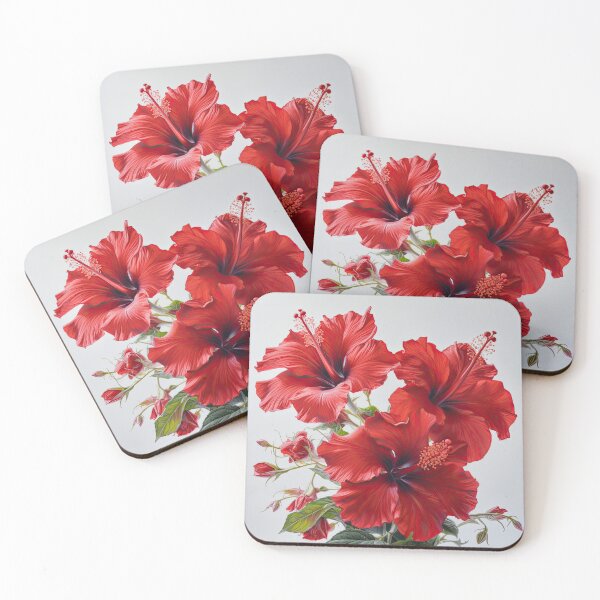 Item preview, Red Hibiscus  designed and sold by Vanover Designs.