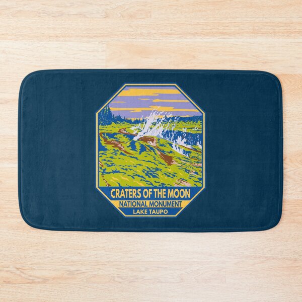 Item preview, Craters of the Moon National Monument Lake Taupo Emblem designed and sold by KrisSidDesigns.
