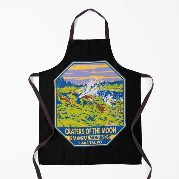 Item preview, Craters of the Moon National Monument Lake Taupo Emblem designed and sold by KrisSidDesigns.