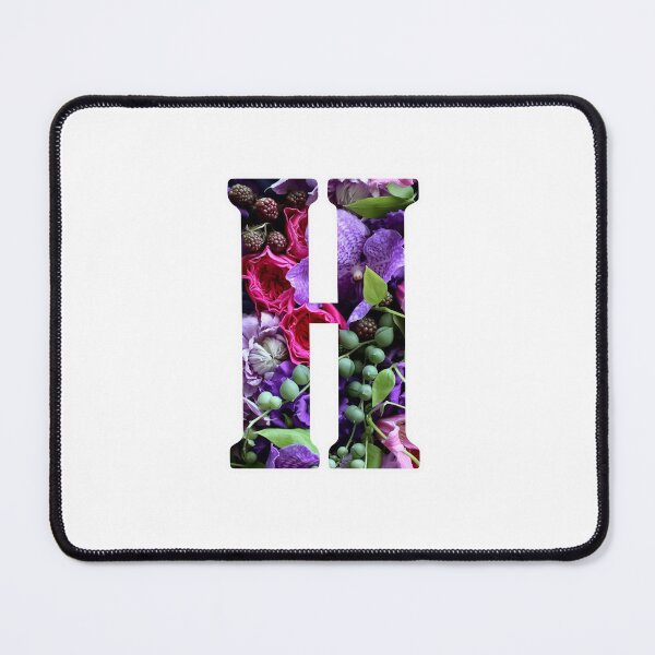 Item preview, H Botanical Monogram. Detailed ORCHIDS Flowers Drawing Sticker designed and sold by Cici-Chan.