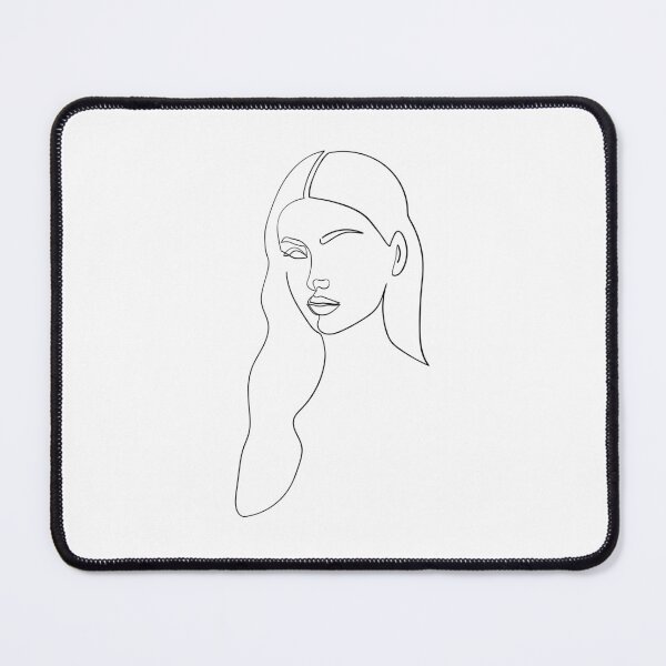 Item preview, Black Line Art , Woman Line Draw Illustration designed and sold by Ireneart369.
