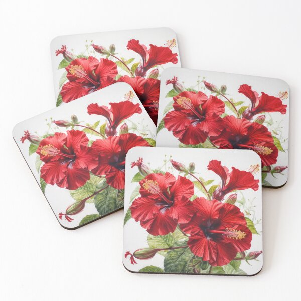 Item preview, Red Hibiscus  designed and sold by Vanover Designs.
