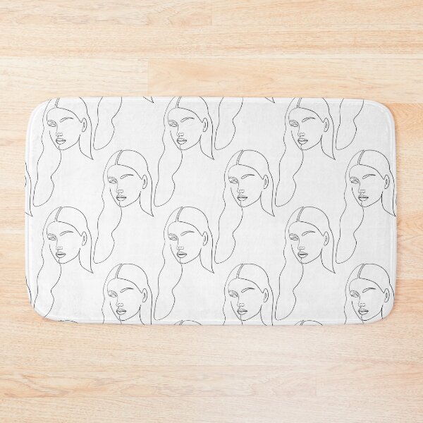 Item preview, Black Line Art , Woman Line Draw Illustration designed and sold by Ireneart369.