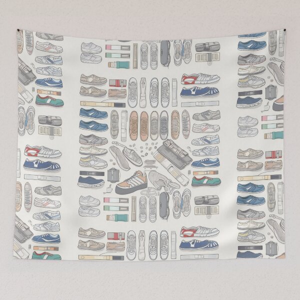 Item preview, Tennis Shoes Collection Knolling | Illustration | 8K | designed and sold by Hazmat-AI7.