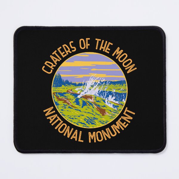Item preview, Craters of the Moon National Monument Lake Taupo Distressed Circle designed and sold by KrisSidDesigns.