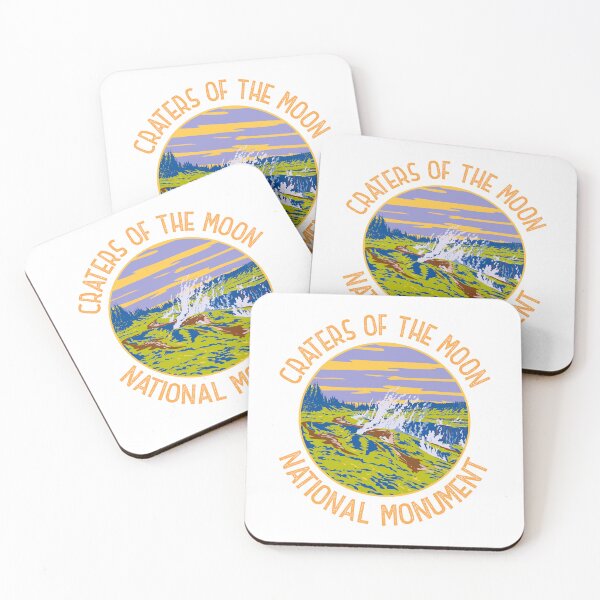 Item preview, Craters of the Moon National Monument Lake Taupo Distressed Circle designed and sold by KrisSidDesigns.