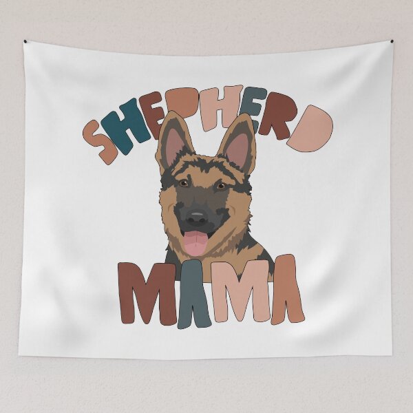 Item preview, Shepherd Mama German Shepherd Dog Mom designed and sold by printify.