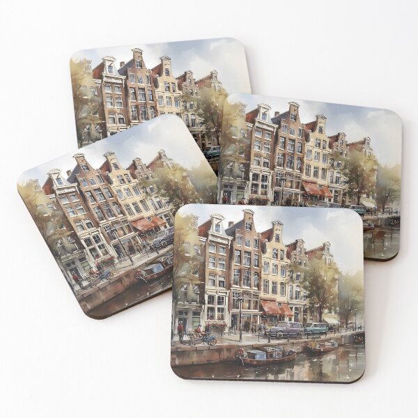 Item preview, Amsterdam Aquarell designed and sold by PenguinRecipe.