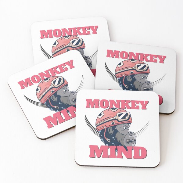 Item preview, Monkey Mind - Restless and Curious designed and sold by Quirky Dez.