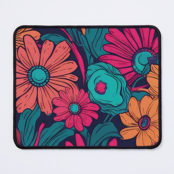 Item preview, Andy Warhol style flowers designed and sold by Pixel Playground.