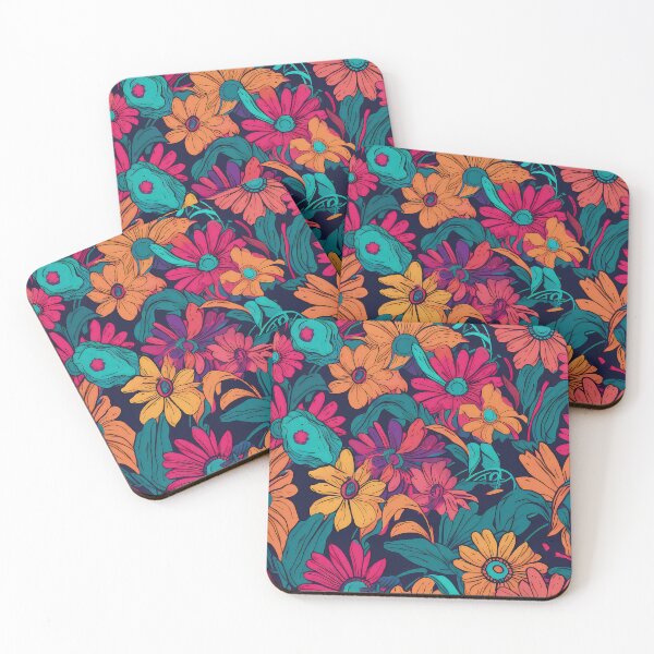 Item preview, Andy Warhol style flowers designed and sold by Pixel  Playground.