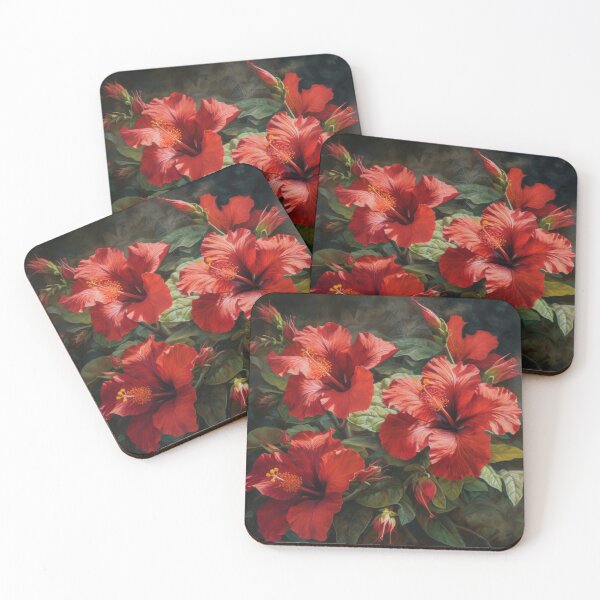 Item preview, Red Hibiscus  designed and sold by Vanover Designs.