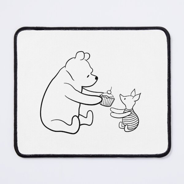 Artikelvorschau, Winnie The Pooh mit Ferkel Strichzeichnungen entworfen und verkauft von Cristina Galerina.
