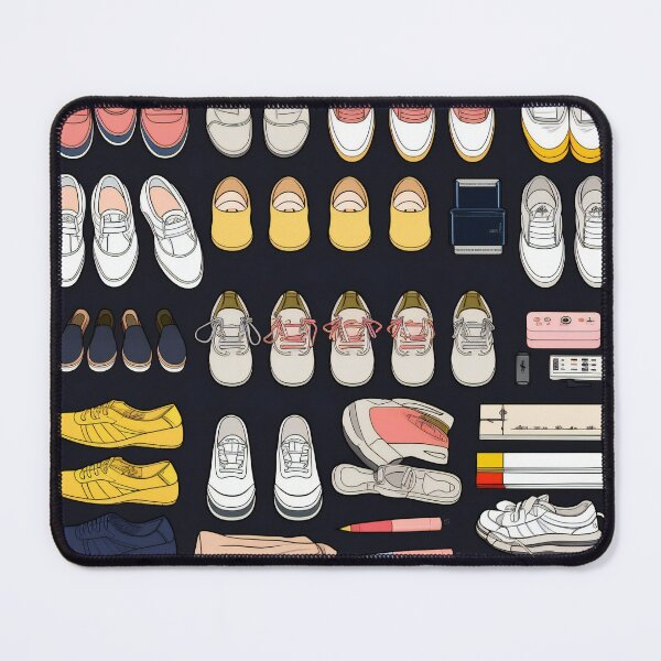 Item preview, Tennis Shoes Collection Knolling | Illustration | 8K | designed and sold by Hazmat-AI7.