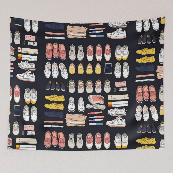 Item preview, Tennis Shoes Collection Knolling | Illustration | 8K | designed and sold by Hazmat-AI7.