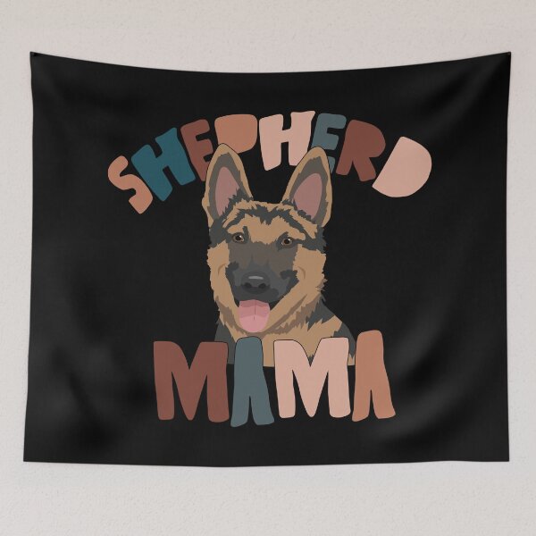 Item preview, Shepherd Mama German Shepherd Dog Mom designed and sold by printify.
