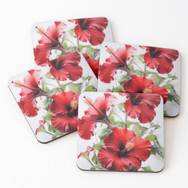 Item preview, Red Hibiscus  designed and sold by Vanover Designs.