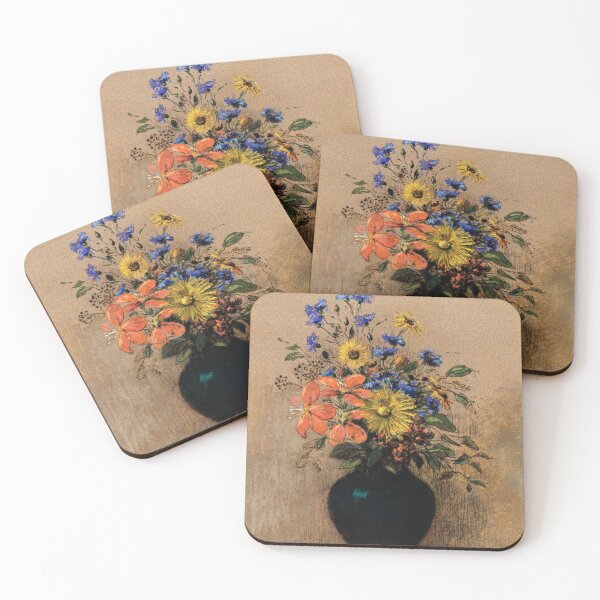 Item preview, Wildflowers (1905) by Odilon Redon designed and sold by BossyCatHome.