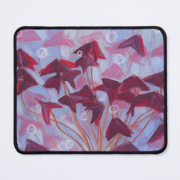 Item preview, Oxalis, Floral Pastel, Blue Pink Burgundy designed and sold by Julia Khoroshikh.