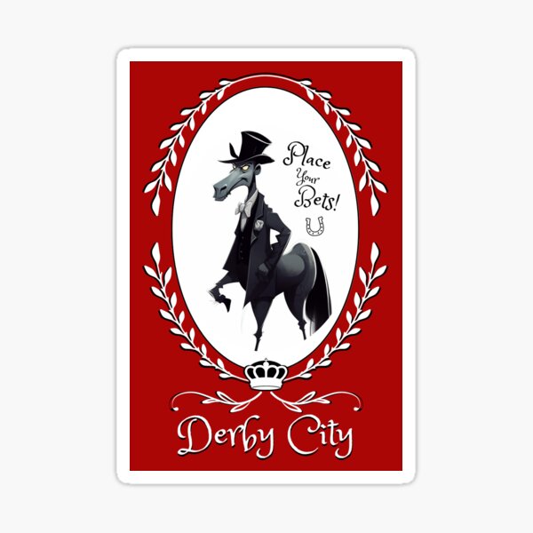 Item preview, Derby City Collection: Place Your Bets 3 (Red) designed and sold by TheArtfulAllie.