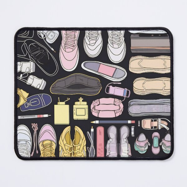 Item preview, Tennis Shoes Collection Knolling | Illustration | 8K | designed and sold by Hazmat-AI7.