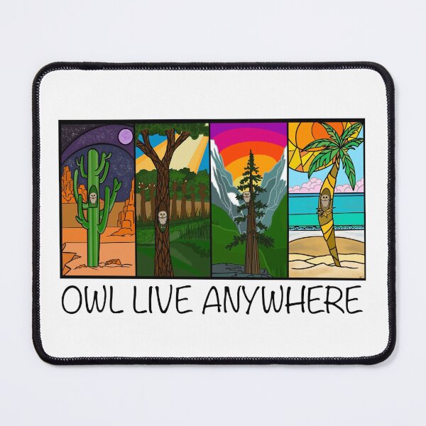 Item preview, Owl Live Anywhere designed and sold by Brittany Forster.