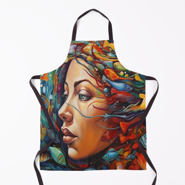 Artikelvorschau, Female Amongst Fish : Surrealism entworfen und verkauft von MTJ-Mushrooms.