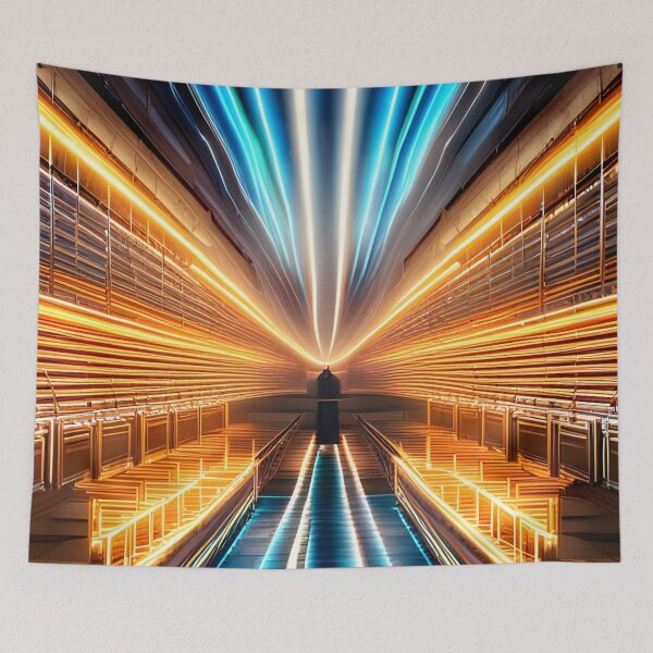 Item preview, Neon Path Cyberpunk Collidescope  designed and sold by Ink Art Design.