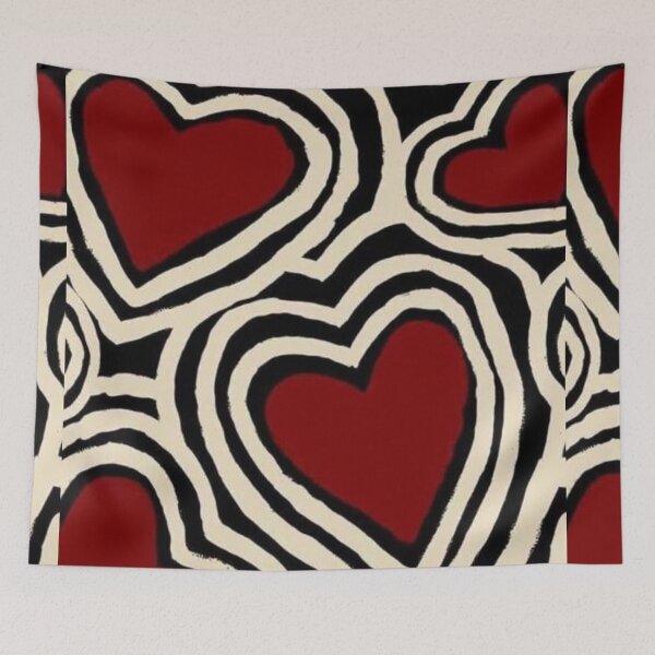 Item preview, Red Black Hearts designed and sold by sineadbarnes20.