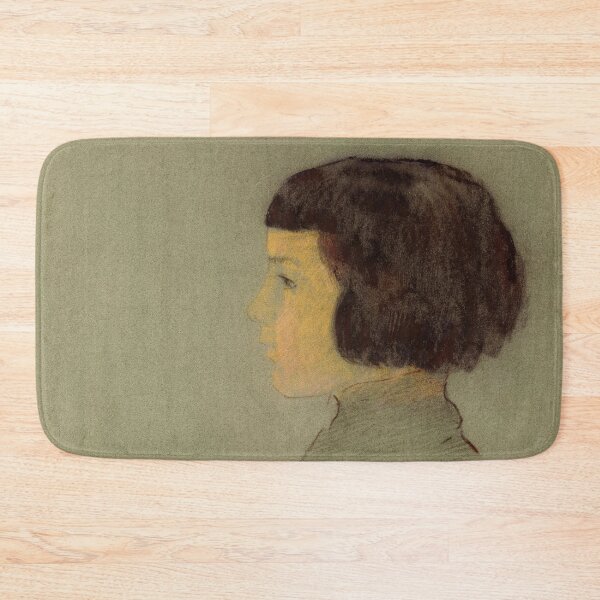 Item preview, Young Woman in Profile (1910) by Odilon Redon designed and sold by BossyCatHome.