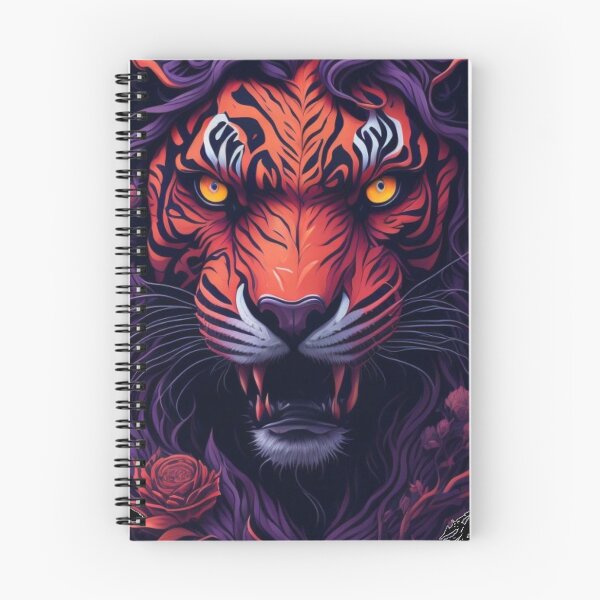 Item preview, cyber tiger 3D vector art designed and sold by HelioWears.