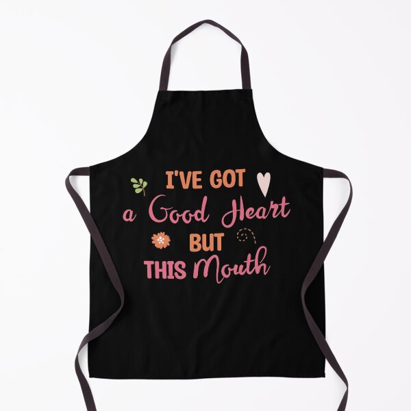 Item preview, I've got a good heart but this mouth designed and sold by Blonc-ou.