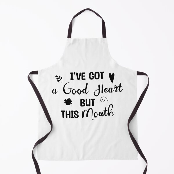 Item preview, I've got a good heart but this mouth designed and sold by Blonc-ou.