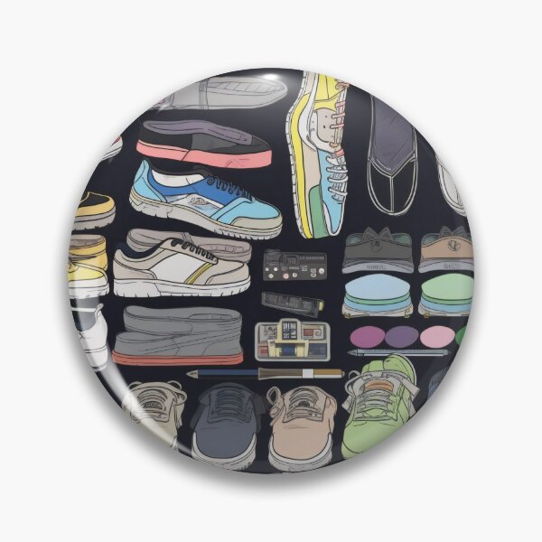Item preview, Tennis Shoes Collection Knolling | Illustration | 8K | designed and sold by Hazmat-AI7.